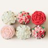 Feminine Buttercream Floral Cupcakes