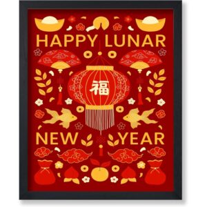 Poster Master Happy Lunar New Year